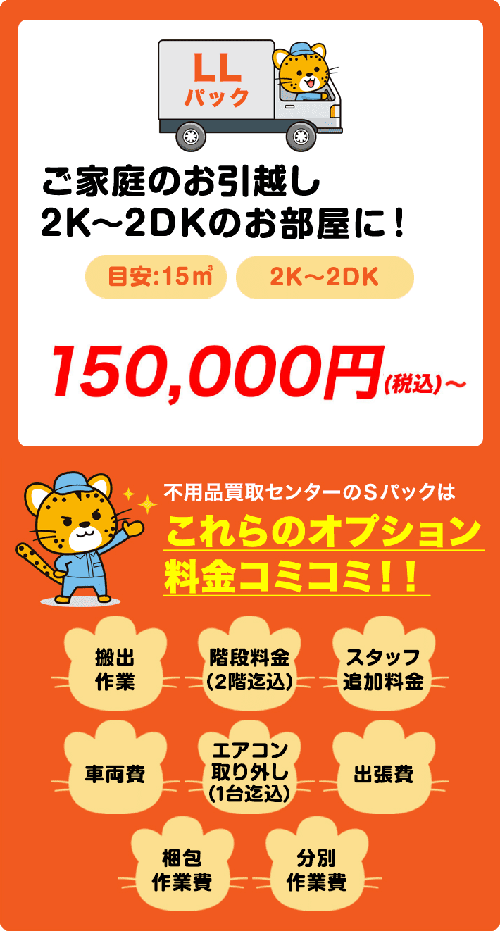 LLパック　100,000円